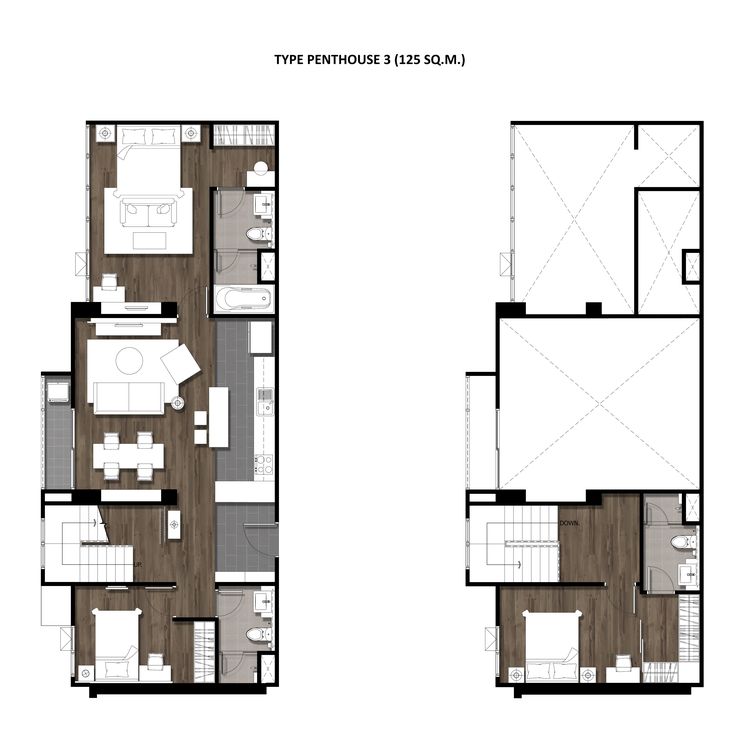 29PENTHOUSE 125 Sqm. TYPE 3