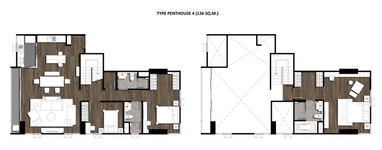 30PENTHOUSE 126 Sqm. TYPE 4