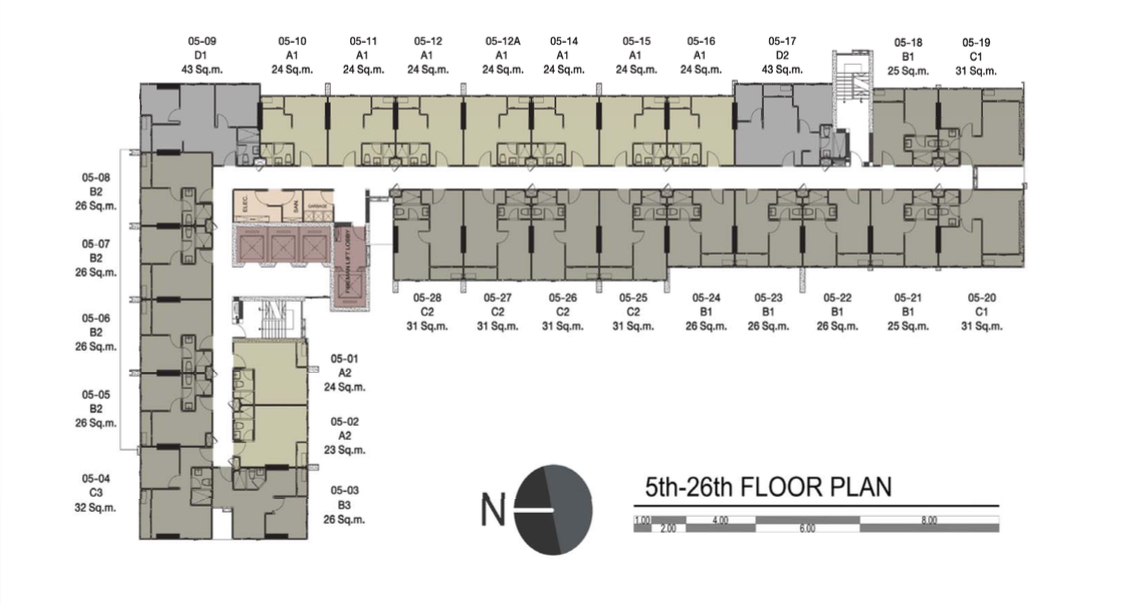 Floor Plan 5th-26th