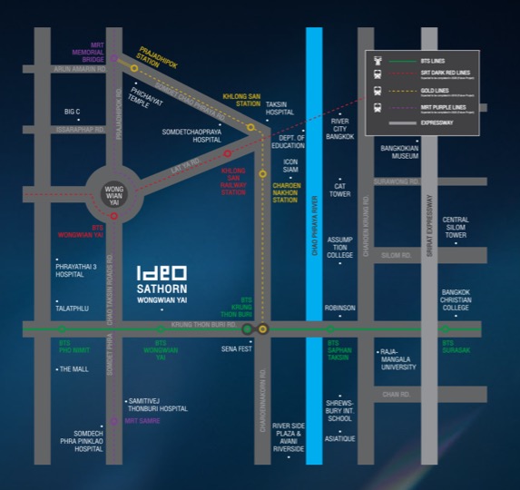 ideo sathorn wongwian yai bts map