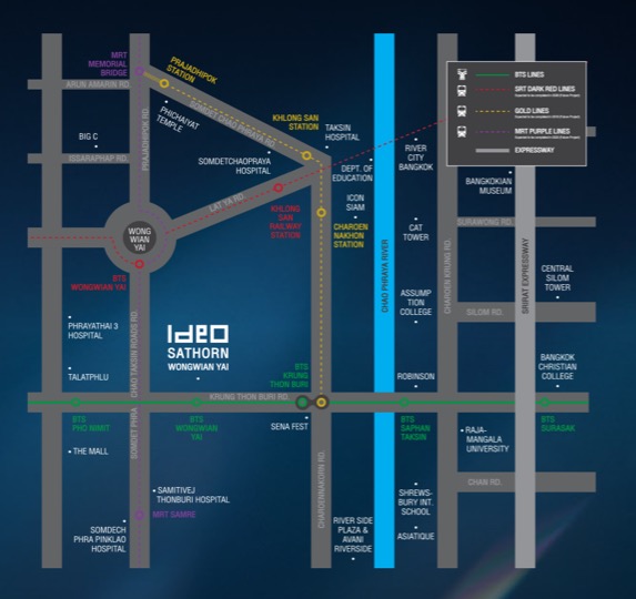 ideo sathorn wongwian yai bts map