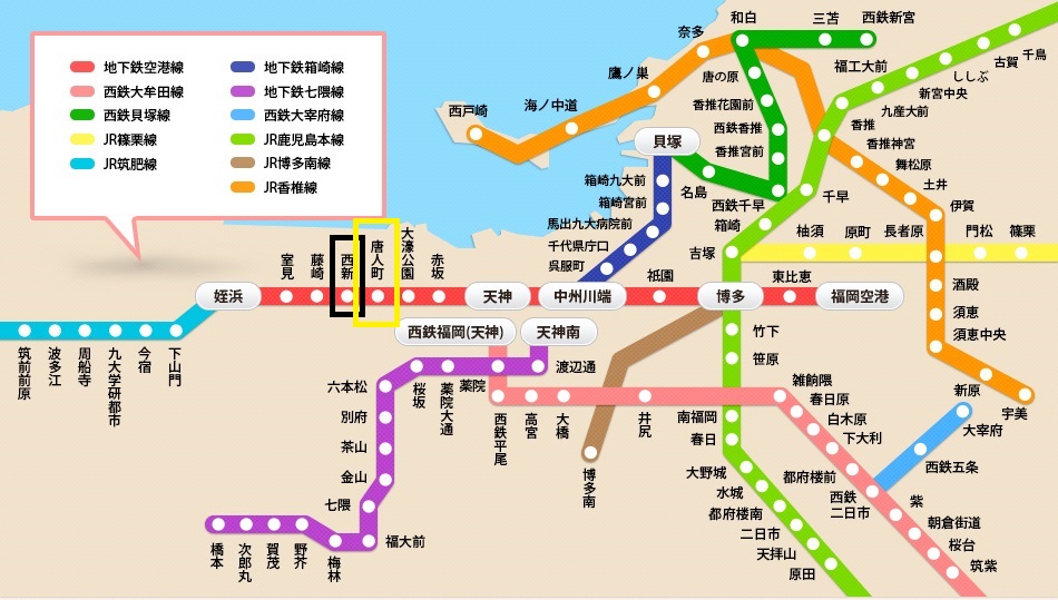 福岡地圖