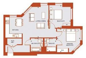 unit layout_2bedrorm