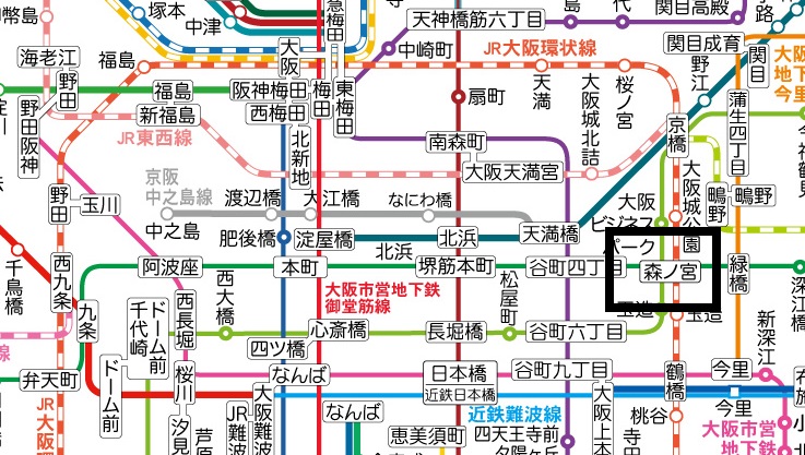 大阪地圖1212